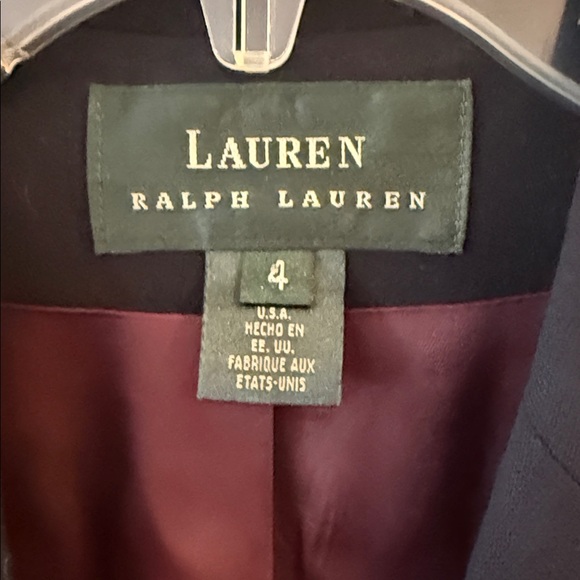 EUC Ralph Lauren navy wool blazer - Picture 3 of 4